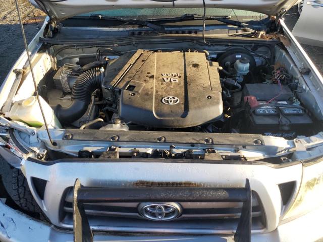 3TMJU4GN4AM100442 - 2010 TOYOTA TACOMA DOUBLE CAB PRERUNNER SILVER photo 11