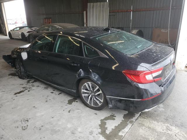 1HGCV3F49MA012076 - 2021 HONDA ACCORD HYBRID EX BLACK photo 2