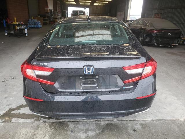 1HGCV3F49MA012076 - 2021 HONDA ACCORD HYBRID EX BLACK photo 6