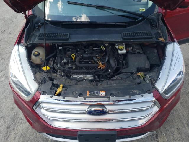 1FMCU9HD5KUC23770 - 2019 FORD ESCAPE SEL أحمر صورة 12