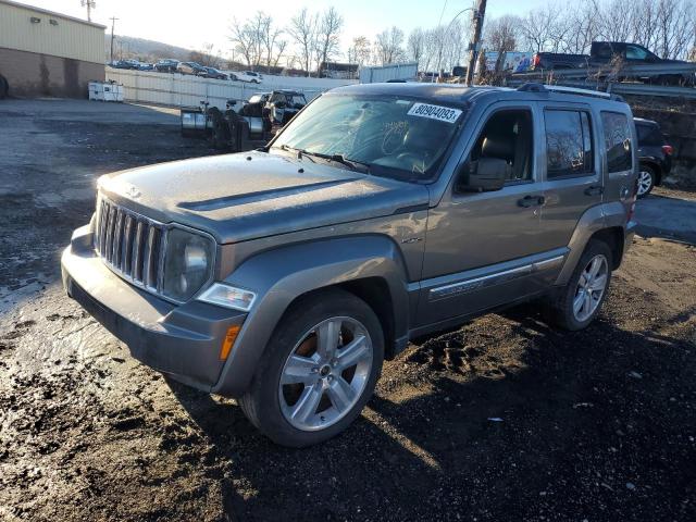 1C4PJMFKXCW202423 - 2012 JEEP LIBERTY JET GRAY photo 1