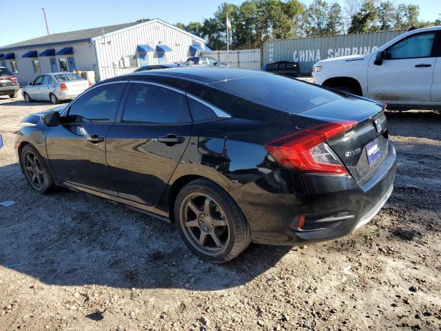 2HGFC2F61LH504163 - 2020 HONDA CIVIC LX BLACK photo 2