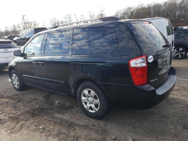 KNDMB233396316001 - 2009 KIA SEDONA EX BLACK photo 2