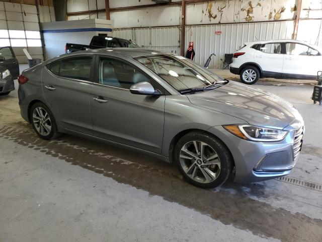 KMHD84LF6HU224519 - 2017 HYUNDAI ELANTRA SE GRAY photo 4