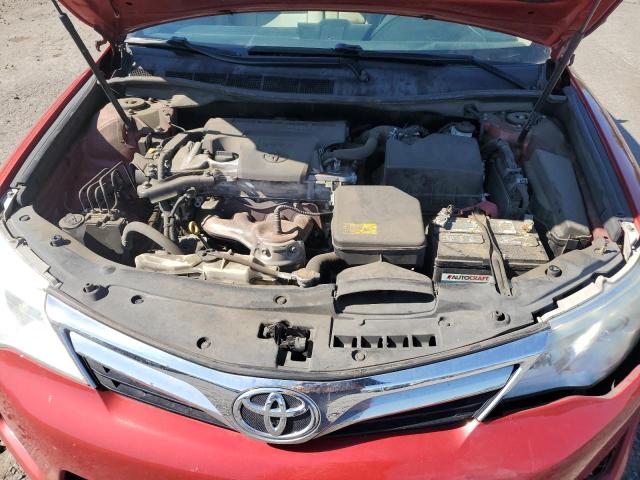 4T4BF1FK1DR301544 - 2013 TOYOTA CAMRY L RED photo 11