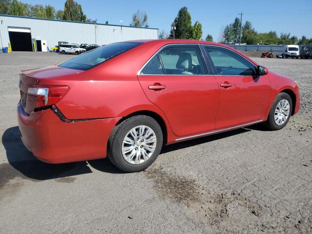 4T4BF1FK1DR301544 - 2013 TOYOTA CAMRY L RED photo 3