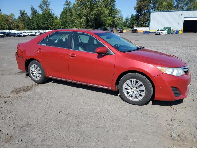 4T4BF1FK1DR301544 - 2013 TOYOTA CAMRY L RED photo 4