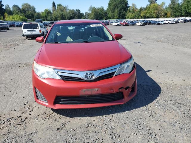 4T4BF1FK1DR301544 - 2013 TOYOTA CAMRY L RED photo 5