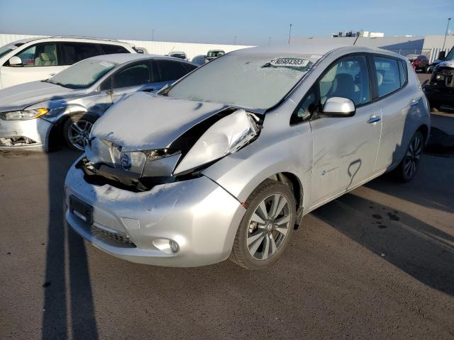 1N4BZ0CP8GC303470 - 2016 NISSAN LEAF SV SILVER photo 1