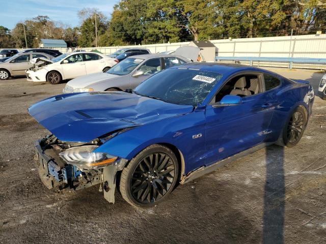 1FA6P8CF6J5164867 - 2018 FORD MUSTANG GT BLUE photo 1