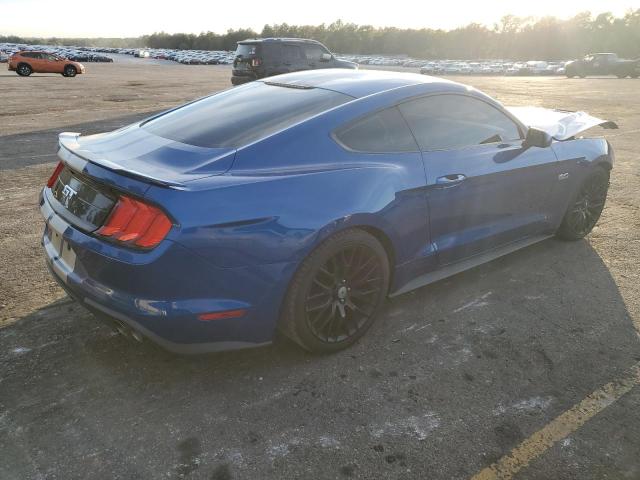 1FA6P8CF6J5164867 - 2018 FORD MUSTANG GT BLUE photo 3