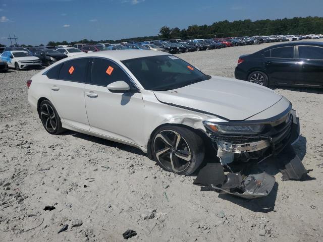 1HGCV1F38KA066123 - 2019 HONDA ACCORD SPORT თეთრი ფოტო 4