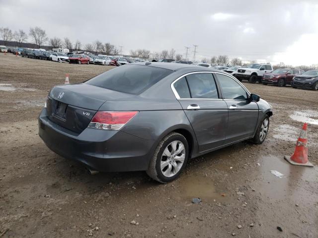 1HGCP36828A057539 - 2008 HONDA ACCORD EXL GRAY photo 3