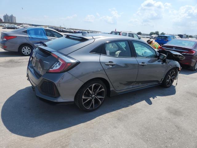 SHHFK7H4XJU216346 - 2018 HONDA CIVIC SPORT Серый фото 3
