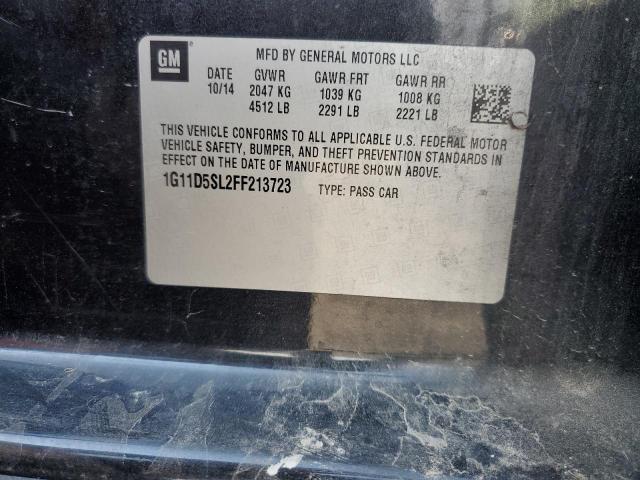 1G11D5SL2FF213723 - 2015 CHEVROLET MALIBU 2LT 黑色 照片 12