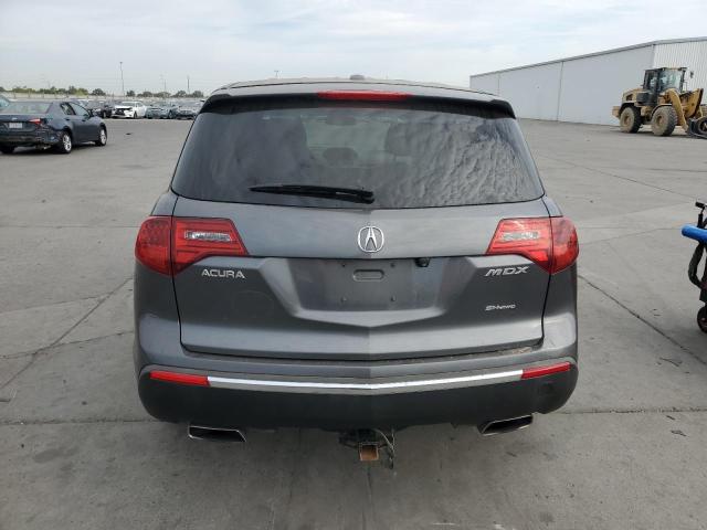 2HNYD2H36CH535765 - 2012 ACURA MDX TECHNOLOGY GRAY photo 6