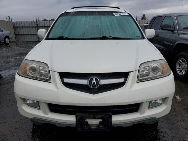 2HNYD18634H528116 - 2004 ACURA MDX TOURING WHITE photo 5