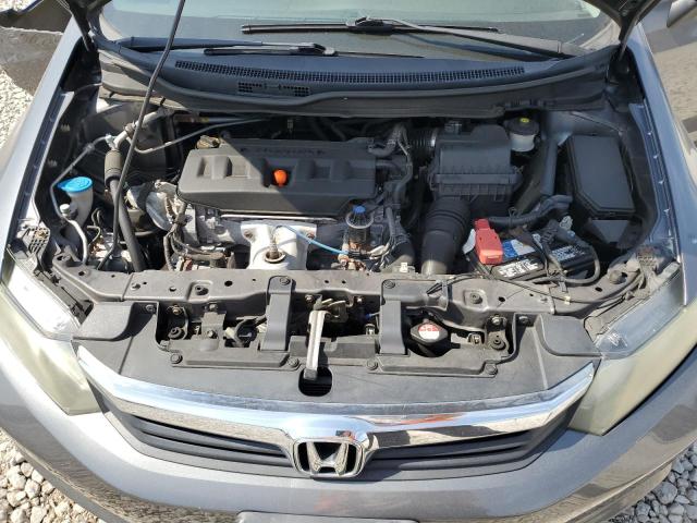 19XFB2F54CE061091 - 2012 HONDA CIVIC LX GRAY photo 11