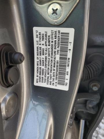 19XFB2F54CE061091 - 2012 HONDA CIVIC LX GRAY photo 13
