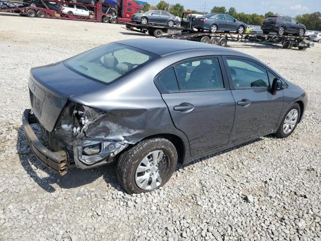 19XFB2F54CE061091 - 2012 HONDA CIVIC LX GRAY photo 3