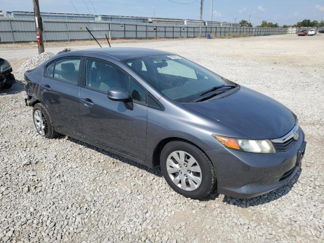 19XFB2F54CE061091 - 2012 HONDA CIVIC LX GRAY photo 4