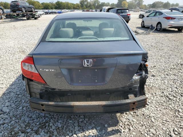 19XFB2F54CE061091 - 2012 HONDA CIVIC LX GRAY photo 6
