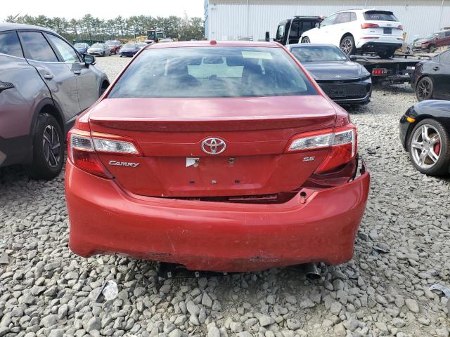 4T1BF1FKXCU618585 - 2012 TOYOTA CAMRY BASE წითელი ფოტო 6