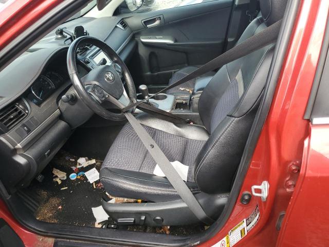 4T1BF1FKXCU618585 - 2012 TOYOTA CAMRY BASE წითელი ფოტო 7