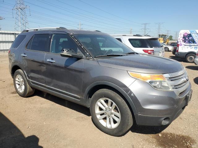 1FM5K8D81DGA27280 - 2013 FORD EXPLORER XLT GRAY photo 4