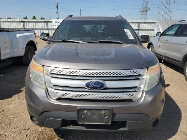 1FM5K8D81DGA27280 - 2013 FORD EXPLORER XLT GRAY photo 5