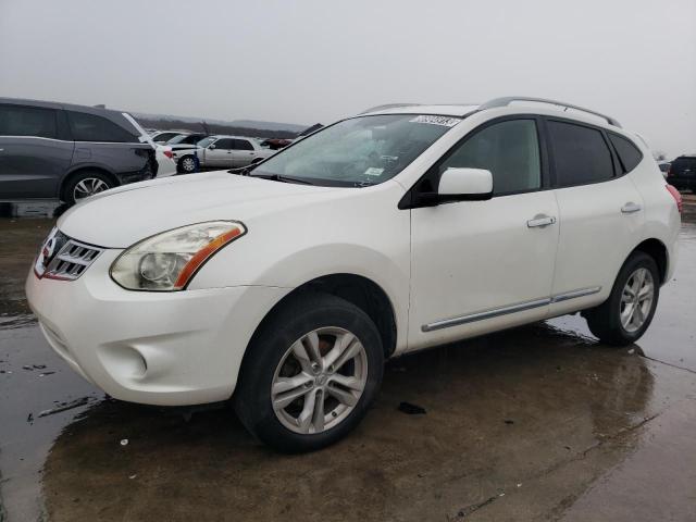 JN8AS5MV2CW415019 - 2012 NISSAN ROGUE S WHITE photo 1