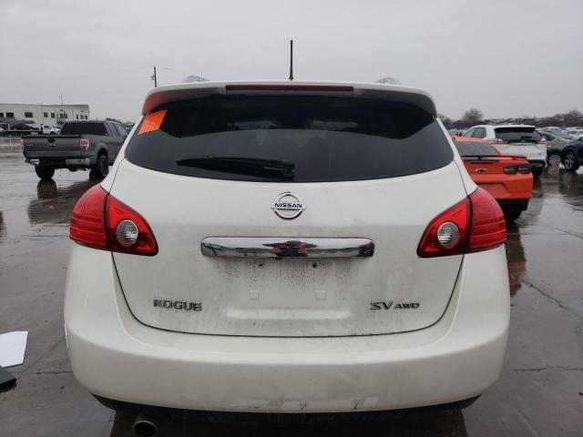 JN8AS5MV2CW415019 - 2012 NISSAN ROGUE S WHITE photo 6