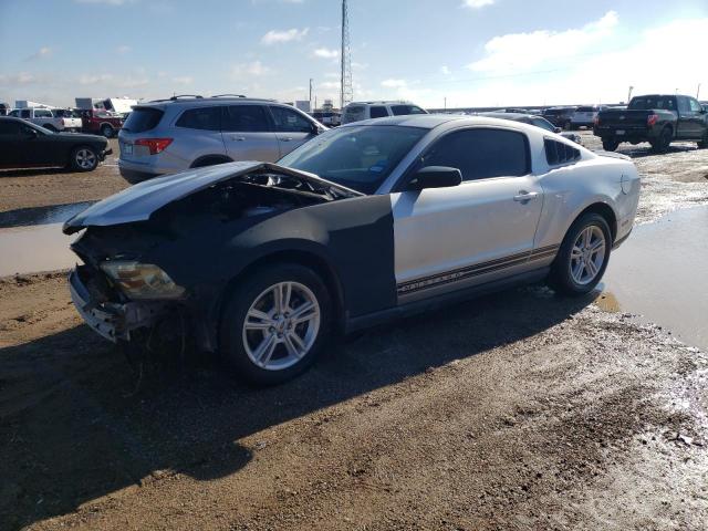 1ZVBP8AM4B5124036 - 2011 FORD MUSTANG SILVER photo 1