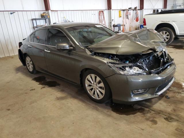 1HGCR3F88DA029765 - 2013 HONDA ACCORD EXL GRAY photo 4