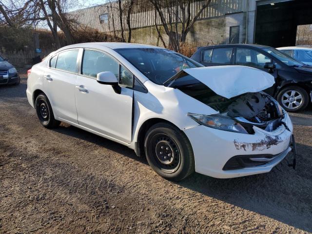 2HGFB2F45DH044850 - 2013 HONDA CIVIC LX WHITE photo 4