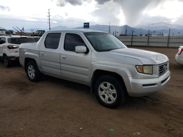 2HJYK16596H553848 - 2006 HONDA RIDGELINE RTL ვერცხლისფერი ფოტო 4