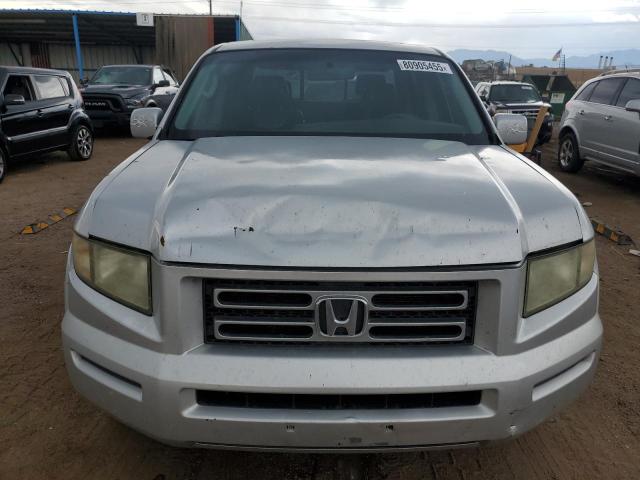 2HJYK16596H553848 - 2006 HONDA RIDGELINE RTL ვერცხლისფერი ფოტო 5