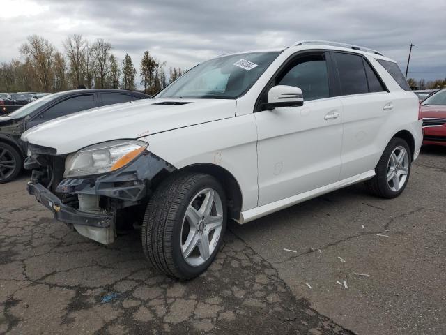 4JGDA5HB0EA370721 - 2014 MERCEDES-BENZ ML 350 4MATIC WHITE photo 1