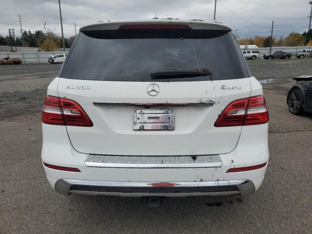 4JGDA5HB0EA370721 - 2014 MERCEDES-BENZ ML 350 4MATIC WHITE photo 6