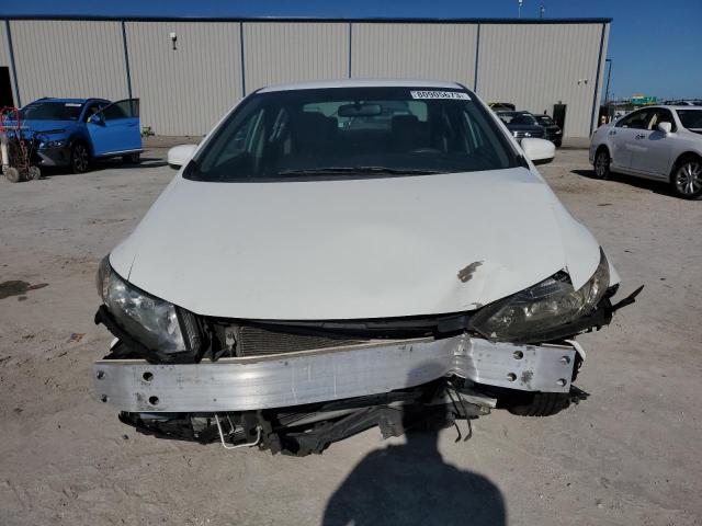 19XFB2F51EE022865 - 2014 HONDA CIVIC LX WHITE photo 5