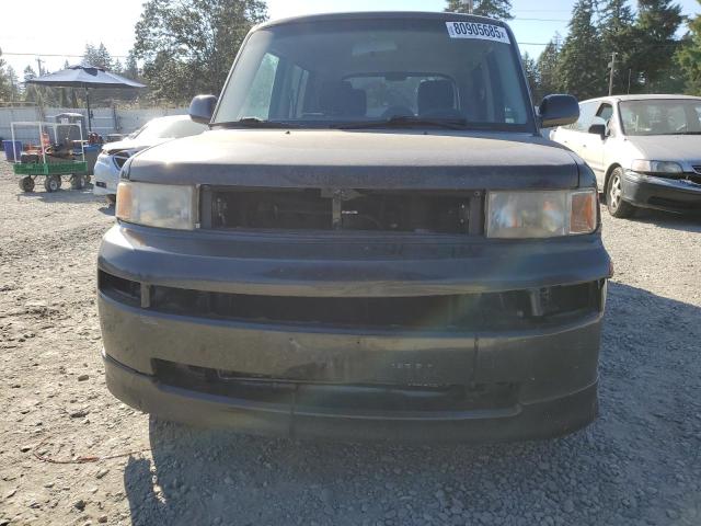 JTLKT324064111624 - 2006 TOYOTA SCION XB BLACK photo 5