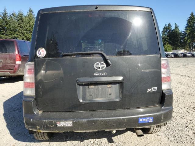 JTLKT324064111624 - 2006 TOYOTA SCION XB BLACK photo 6