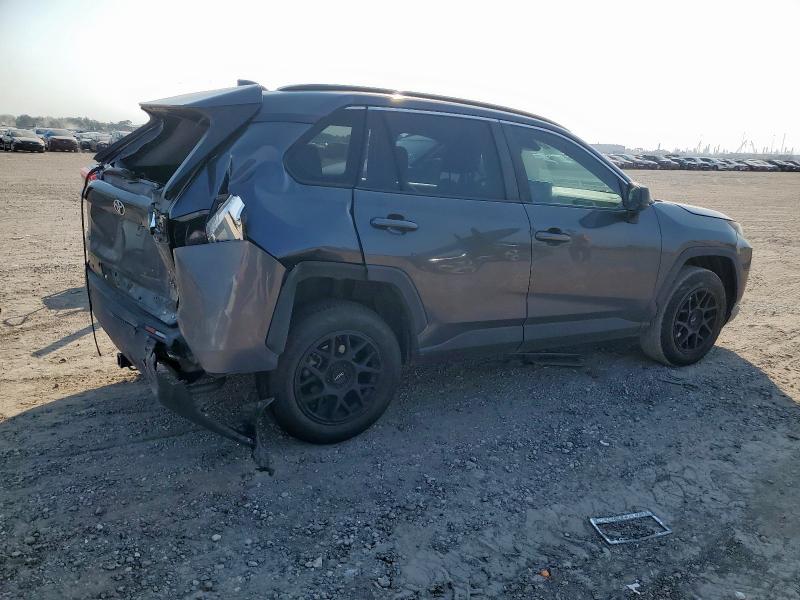 JTMH1RFV0KD014399 - 2019 TOYOTA RAV4 LE Сірий фото 3