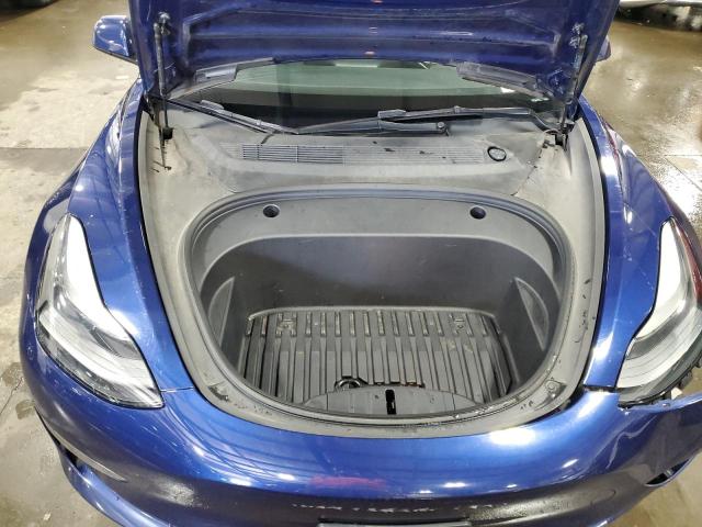 5YJ3E1EA5NF371833 - 2022 TESLA MODEL 3 BLUE photo 11