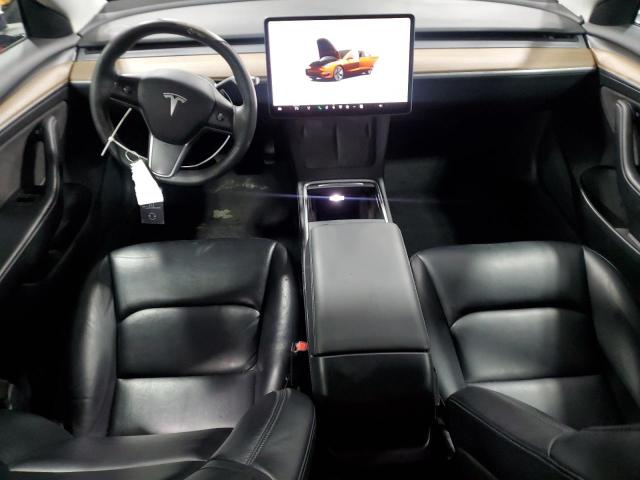 5YJ3E1EA5NF371833 - 2022 TESLA MODEL 3 BLUE photo 8