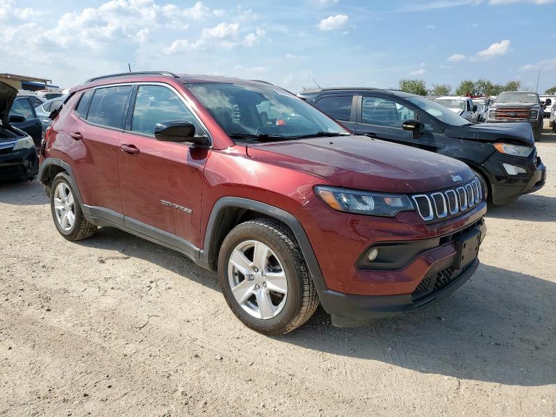 3C4NJCBB9NT138424 - 2022 JEEP COMPASS LATITUDE 勃艮第红 照片 4