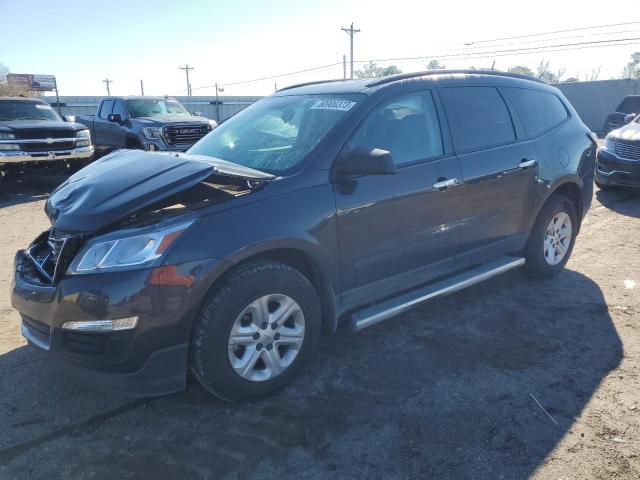 1GNKRFKD1GJ168730 - 2016 CHEVROLET TRAVERSE LS GRAY photo 1