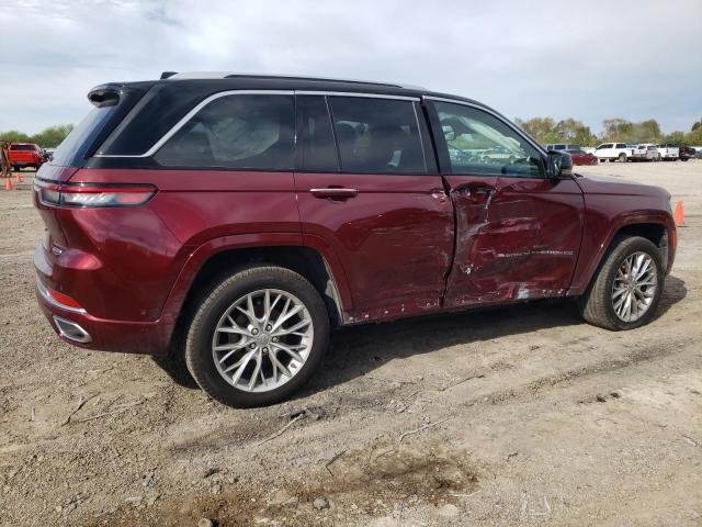 1C4RJHEG8N8605255 - 2022 JEEP GRAND CHER SUMMIT ბურგუნდია ფოტო 3