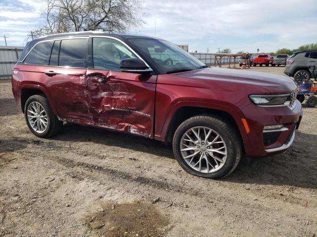 1C4RJHEG8N8605255 - 2022 JEEP GRAND CHER SUMMIT ბურგუნდია ფოტო 4