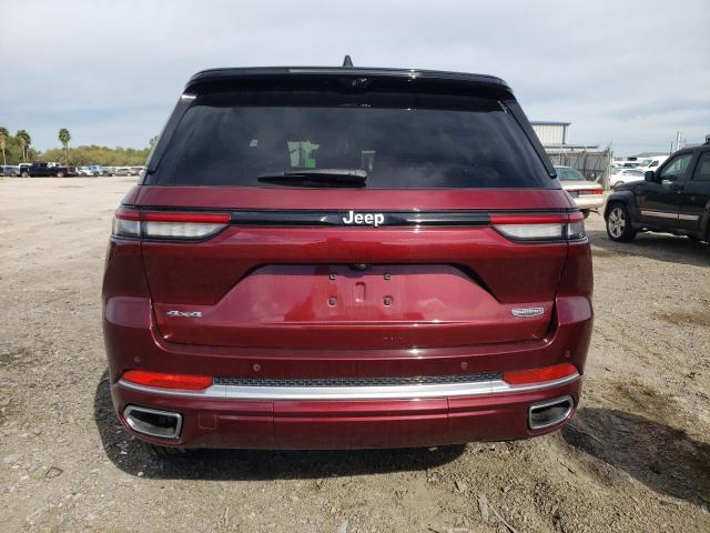 1C4RJHEG8N8605255 - 2022 JEEP GRAND CHER SUMMIT ბურგუნდია ფოტო 6